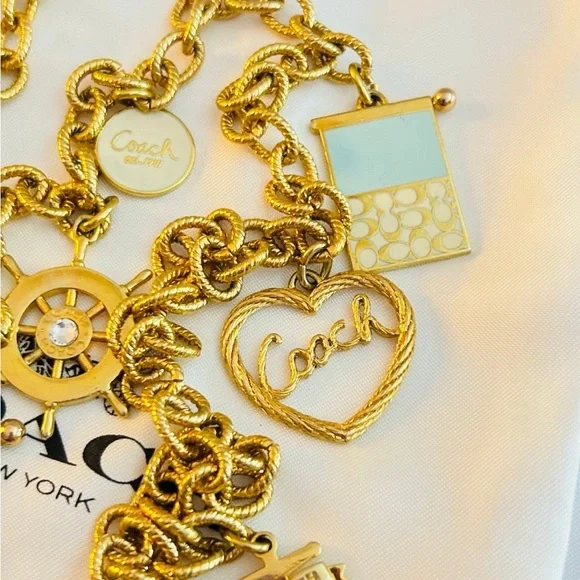 💰SOLD💰NWOT Coach Nautical Charm Necklace - Picture 7 of 10